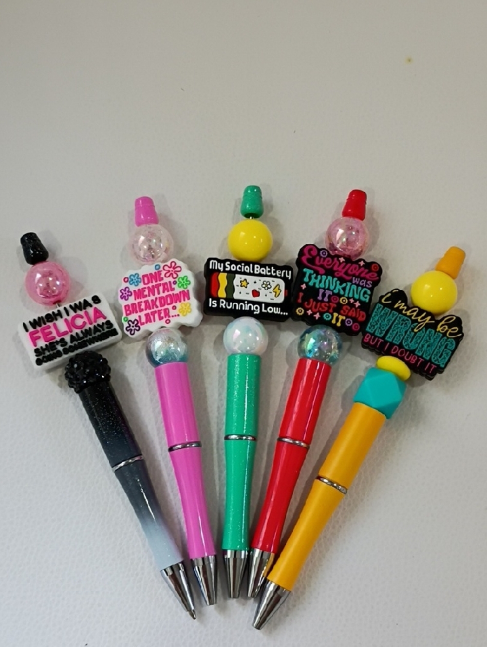 Colorful Novelty Bubble Top Pens - *Pick One *Assorted Colors